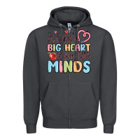 Smoke it takes a big heart for shape little minds Zipper Hoodie - MaliasSmallBusiness