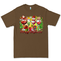 Cacao merry christmas wine glasses Premium Tee - Zillion Design Studio