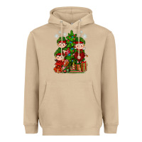 Mushroom Mimi Elf, Mama Elf, Child Elf Christmas Heavyweight Hoodie - BundleAndBundleShop