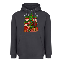 Smoke Mimi Elf, Mama Elf, Child Elf Christmas Heavyweight Hoodie - BundleAndBundleShop