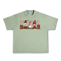 Oil Green Christmas Gnomes Urban Heavy Tee - Artiststas