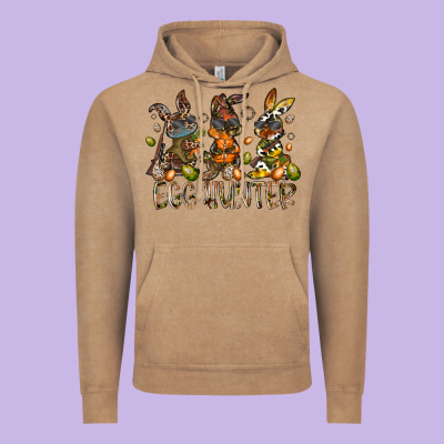 Egg Hunter Vintage Hoodie Designed By Racoondesign