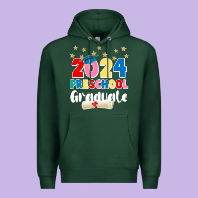 2024 Preschool Graduate Premium Hoodie Designed By Jahusdesignshop