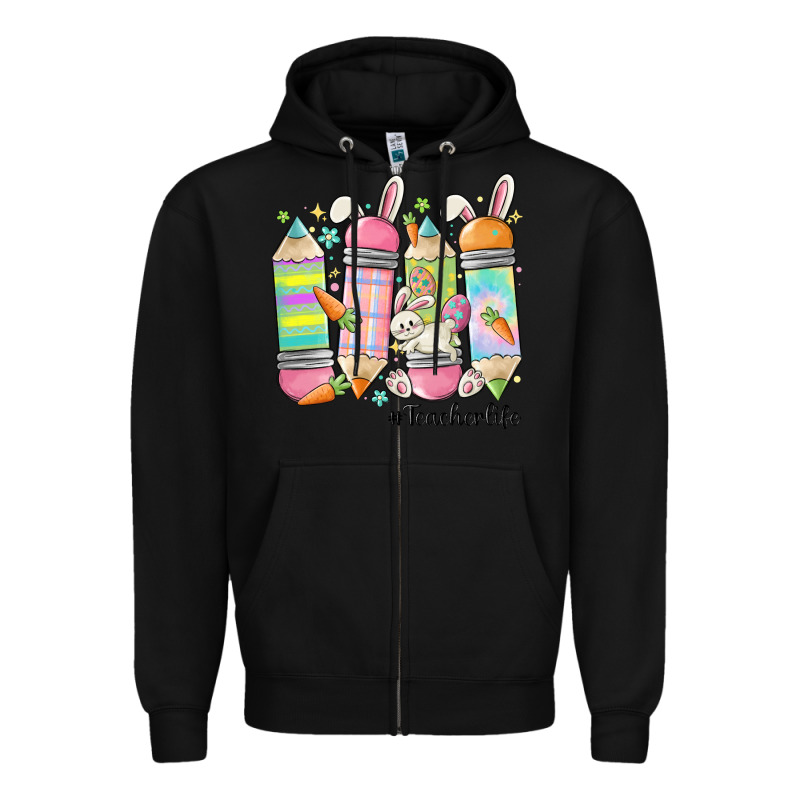 Teaching My Favorite Peeps Zipper Hoodie by MaliasSmallBusiness | Teevron