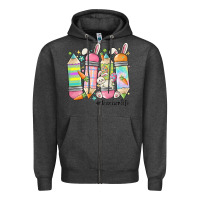 Charcoal Heather teaching my favorite peeps Zipper Hoodie - MaliasSmallBusiness