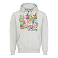 Dove Grey teaching my favorite peeps Zipper Hoodie - MaliasSmallBusiness