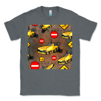 Charcoal Heather asphalt paver seamless pattern Classic Tee - BundleAndBundleShop