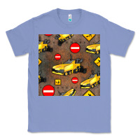 Colony Blue asphalt paver seamless pattern Classic Tee - BundleAndBundleShop