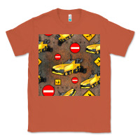 Copper asphalt paver seamless pattern Classic Tee - BundleAndBundleShop
