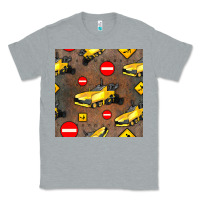 Heather Grey asphalt paver seamless pattern Classic Tee - BundleAndBundleShop