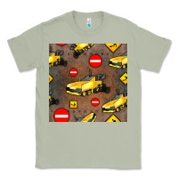 Matcha asphalt paver seamless pattern Classic Tee - BundleAndBundleShop