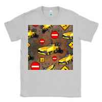 Moon Dust asphalt paver seamless pattern Classic Tee - BundleAndBundleShop