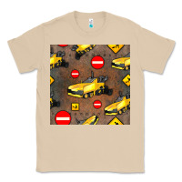 Mushroom asphalt paver seamless pattern Classic Tee - BundleAndBundleShop