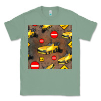 Sage asphalt paver seamless pattern Classic Tee - BundleAndBundleShop