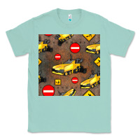 Seafoam asphalt paver seamless pattern Classic Tee - BundleAndBundleShop