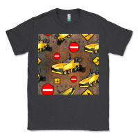 Smoke asphalt paver seamless pattern Classic Tee - BundleAndBundleShop