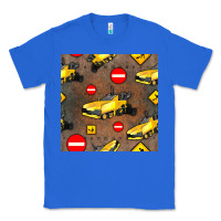 True Royal asphalt paver seamless pattern Classic Tee - BundleAndBundleShop