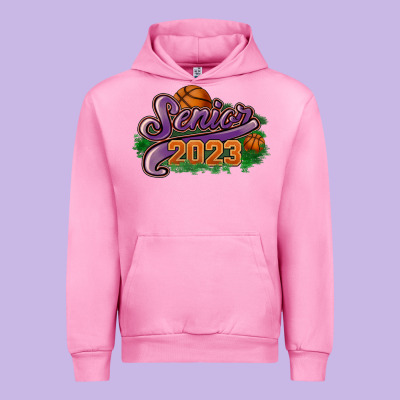 Senior 2023 Basketball Urban Hoodie Designed By Howdyjamesfarm