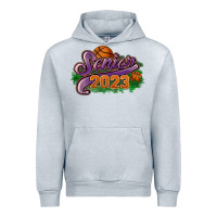 Heather Grey Senior 2023 basketball Urban Hoodie - HowdyJamesFarm