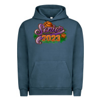 Pigment Midnight Navy Senior 2023 basketball Urban Hoodie - HowdyJamesFarm