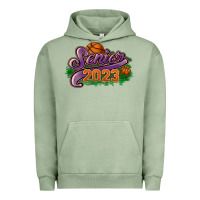 Pigment Oil Green Senior 2023 basketball Urban Hoodie - HowdyJamesFarm