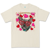 Bone Valentine's day french bulldog puppy Premium Tee - RanaPortraitStore