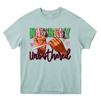 Arona Naturally unbothered afro nails Heavy Core Tee - RanaPortraitStore