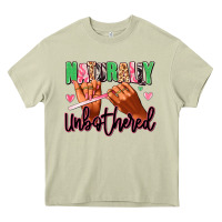 Mossy Naturally unbothered afro nails Heavy Core Tee - RanaPortraitStore