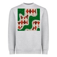 Heather Grey christmas diamond plaid and green glitter seamless pattern Heavyweight Sweatshirt - BundleAndBundleShop