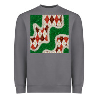 Storm christmas diamond plaid and green glitter seamless pattern Heavyweight Sweatshirt - BundleAndBundleShop