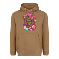 Toasted Coconut Cowboy Rabbit Easter Heavyweight Hoodie - BundleAndBundleShop