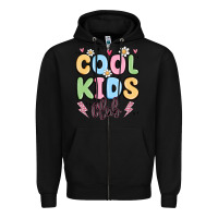 Black cool kids club Zipper Hoodie - MaliasSmallBusiness