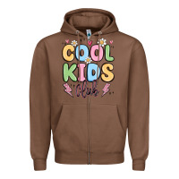 Chestnut cool kids club Zipper Hoodie - MaliasSmallBusiness