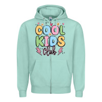 Seafoam cool kids club Zipper Hoodie - MaliasSmallBusiness