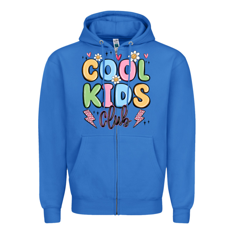 Cool Kids Club Zipper Hoodie by MaliasSmallBusiness | Teevron