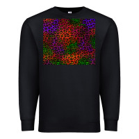 Black halloween leopard Premium Sweatshirt - BundleAndBundleShop