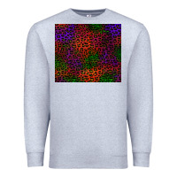 Heather Grey halloween leopard Premium Sweatshirt - BundleAndBundleShop