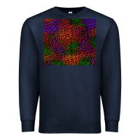 Navy halloween leopard Premium Sweatshirt - BundleAndBundleShop