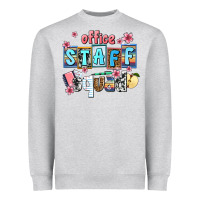 Heather Grey staff squad Heavyweight Sweatshirt - AdoDesignShop