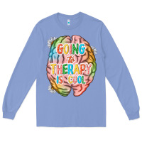 Colony Blue going to therapy is cool Long Sleeve Tee - NancyCooperArtShop