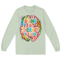 Matcha going to therapy is cool Long Sleeve Tee - NancyCooperArtShop