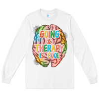 White going to therapy is cool Long Sleeve Tee - NancyCooperArtShop