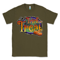 Army Green trick or treat black Classic Tee - JahusDesignShop