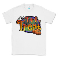 White trick or treat black Classic Tee - JahusDesignShop