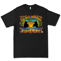 Black the best memories are made around the campfire camping Premium Tee - BarkalooDesign