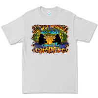 Dove Grey the best memories are made around the campfire camping Premium Tee - BarkalooDesign
