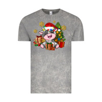 Cloud Rock little cute christmas cow Vintage Tee - AdoDesignShop