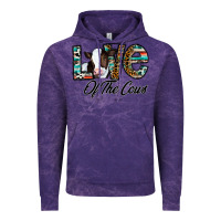 Cloud Purple love of the cows Vintage Hoodie - CowhideDigitalArt