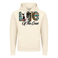 Vintage Artic love of the cows Vintage Hoodie - CowhideDigitalArt
