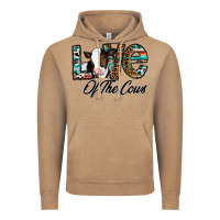 Vintage Coffee love of the cows Vintage Hoodie - CowhideDigitalArt